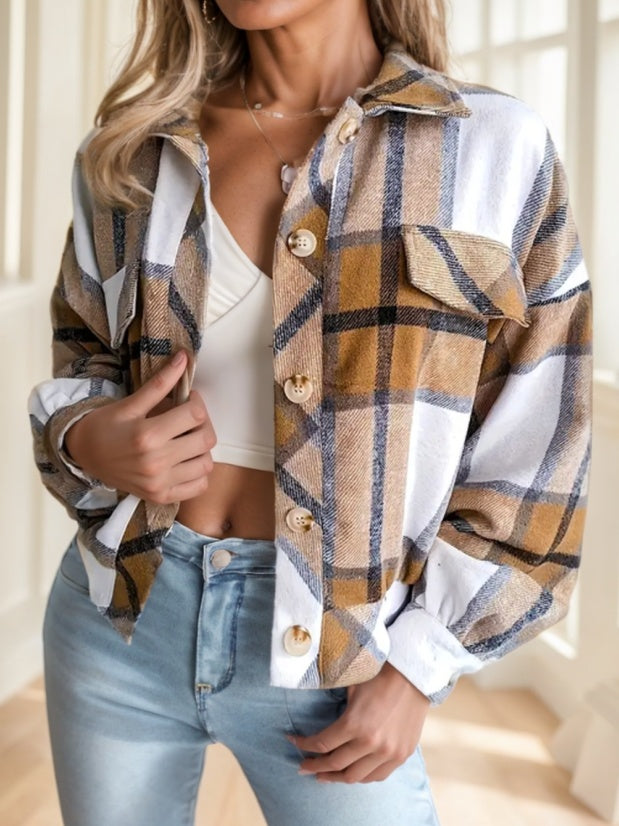 Ladies' Checked Coat
