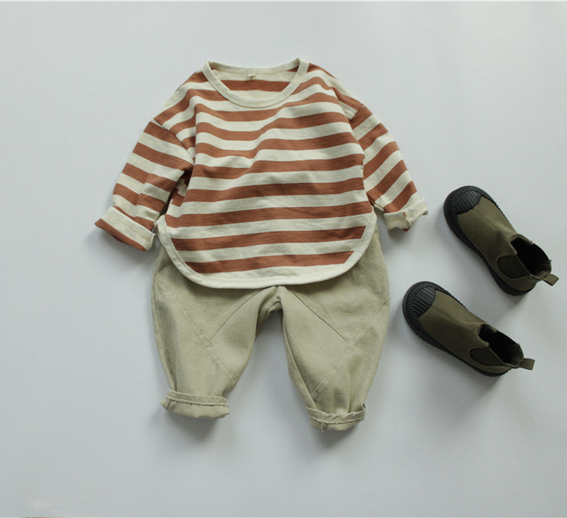 T-shirt Loose Sweater Stripe