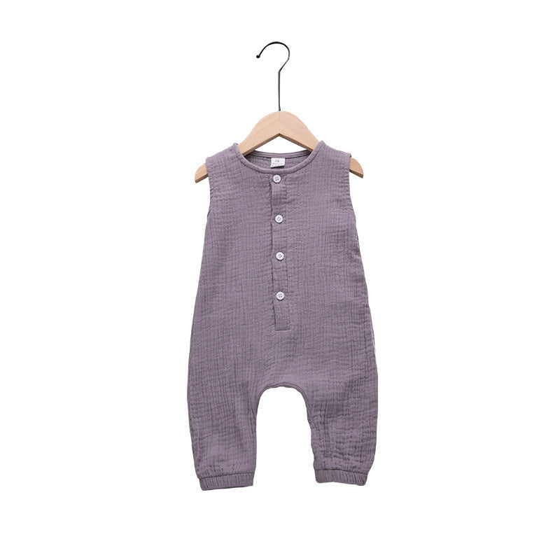 Soft Cotton Summer Baby Romper