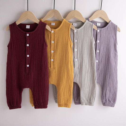 Soft Cotton Summer Baby Romper