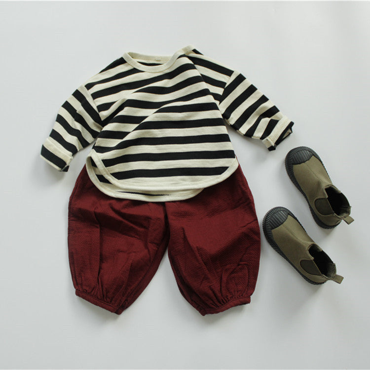 T-shirt Loose Sweater Stripe