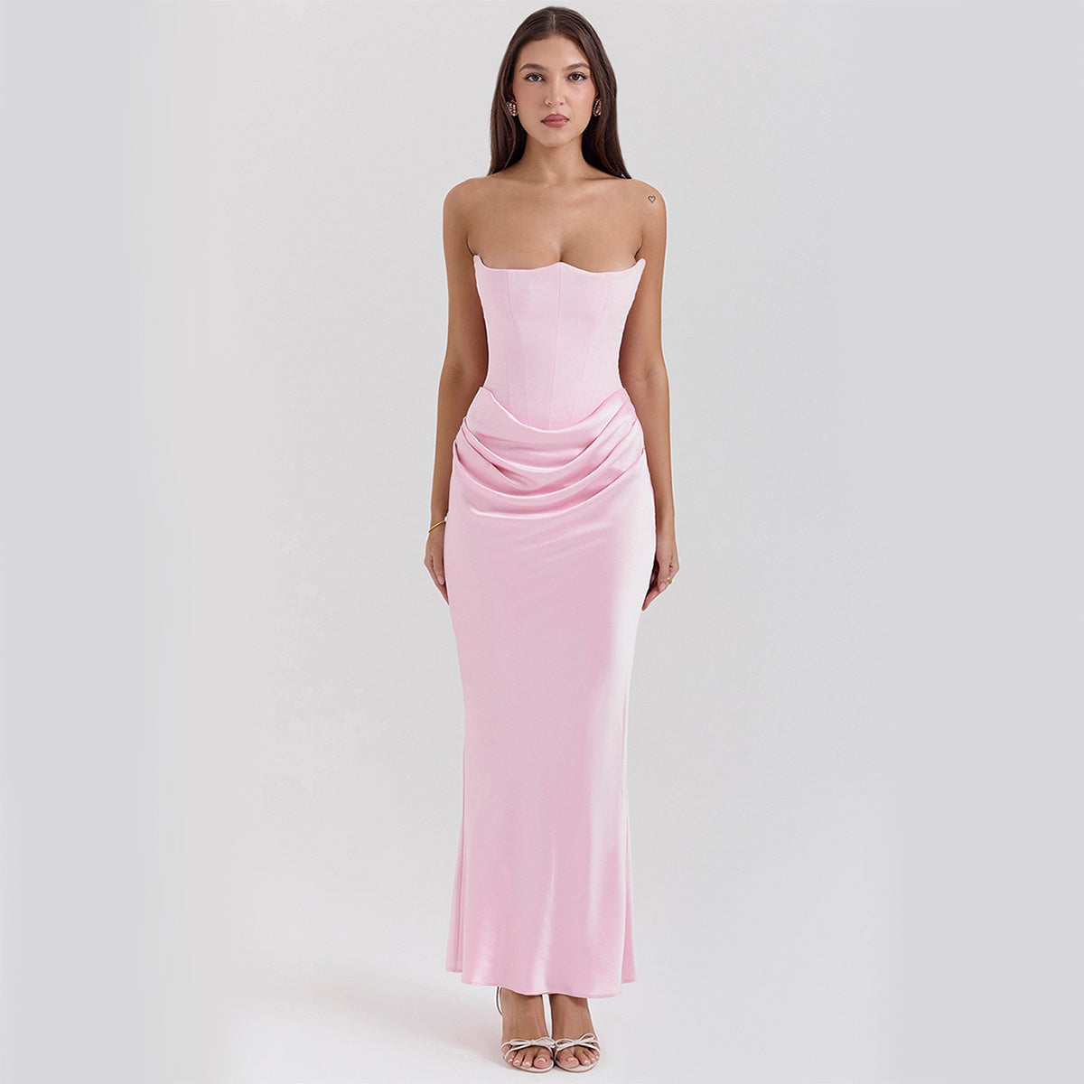 Slim Backless Tube Dress