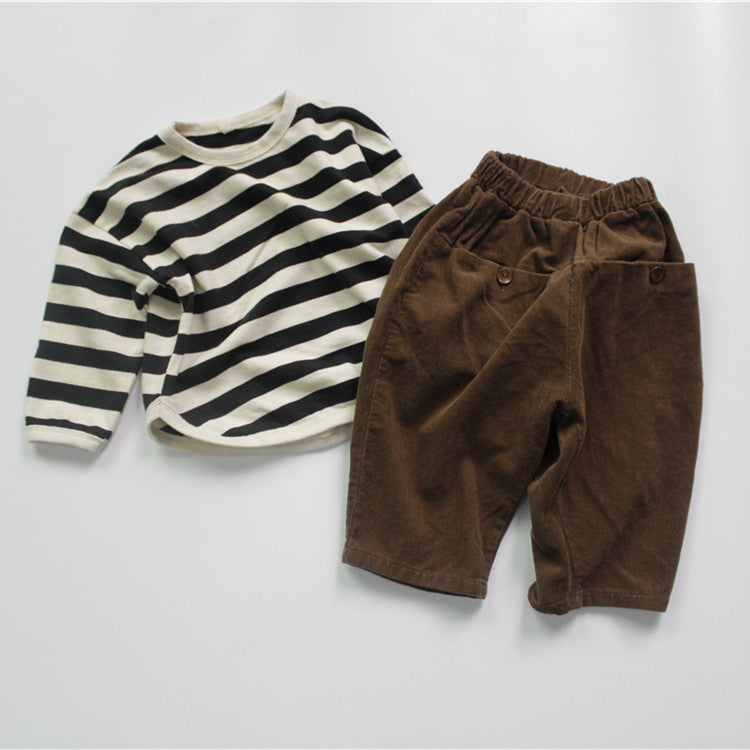 T-shirt Loose Sweater Stripe