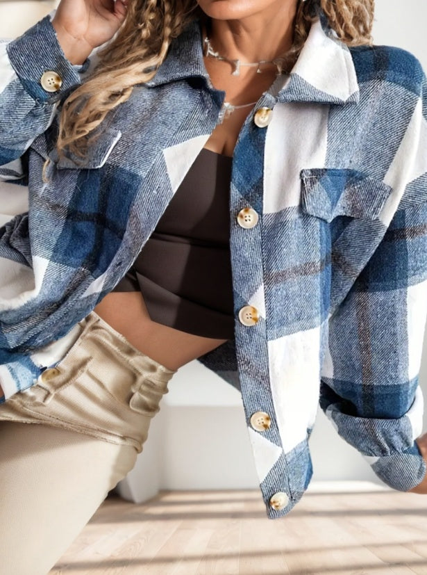 Ladies' Checked Coat