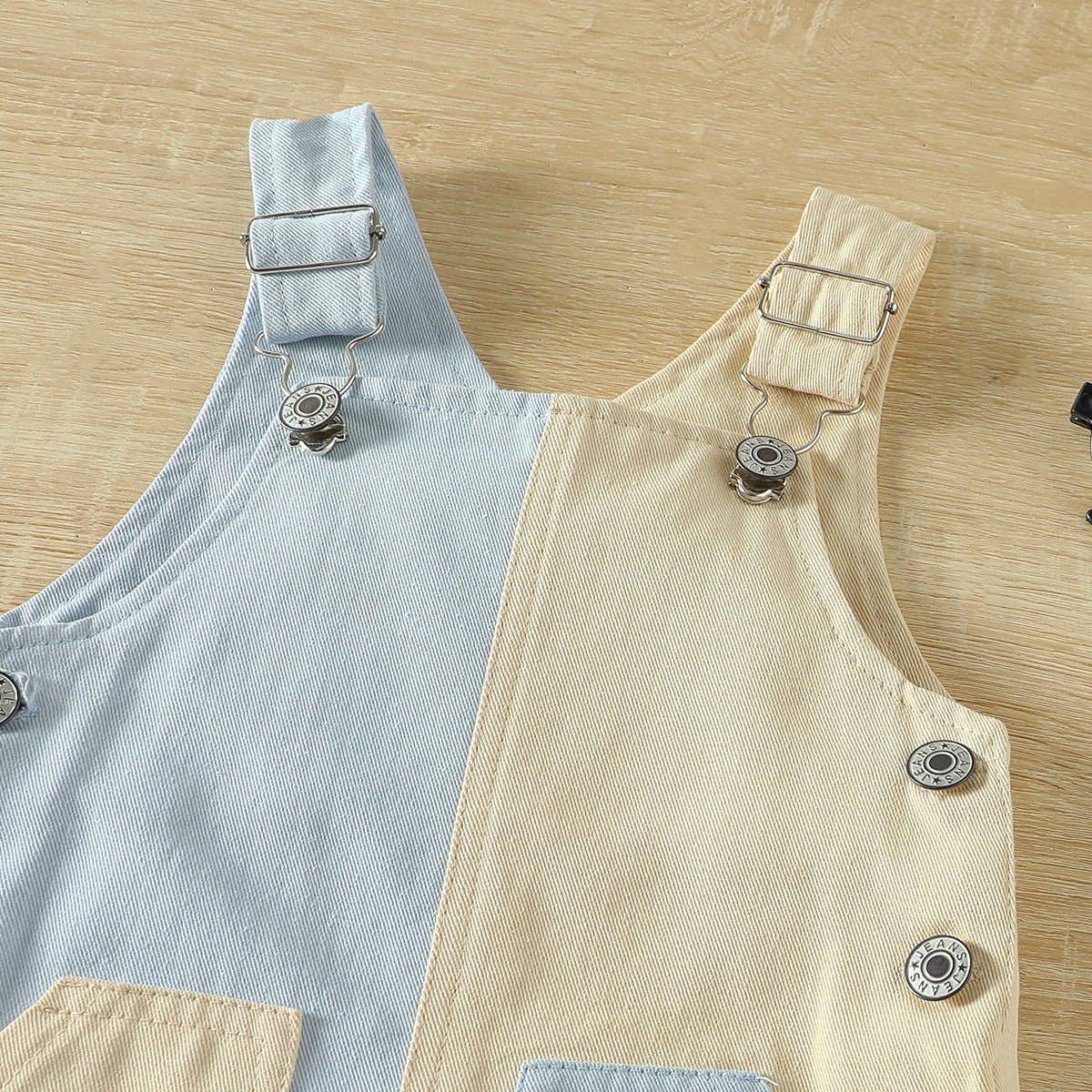 Boys' And Girls' Baby Cute Suspender Romper Jumpsuit