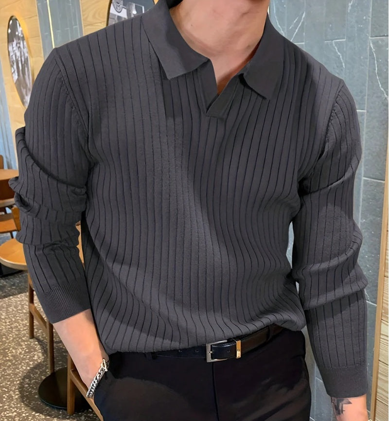 Men’s Slim Knit Polo