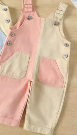 Boys' And Girls' Baby Cute Suspender Romper Jumpsuit